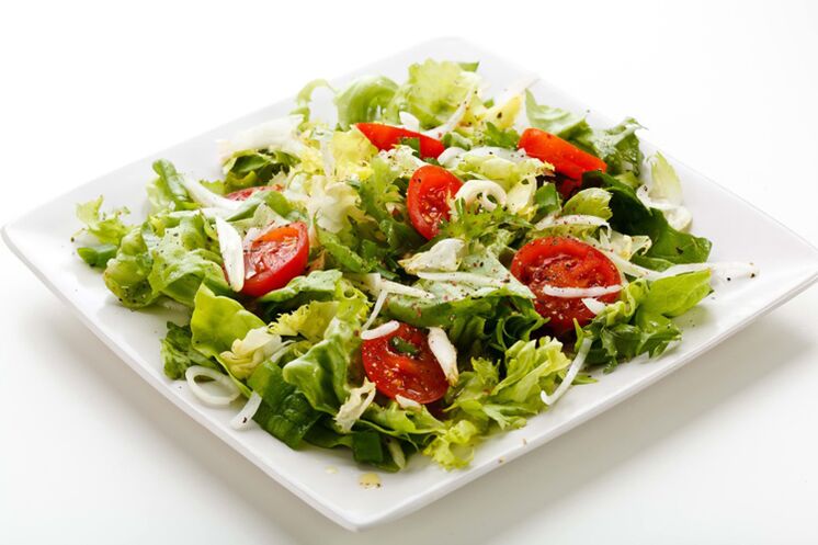 овочевий салат для схуднення на 5 кг на тиждень